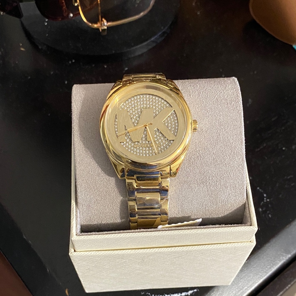 Michael Kors Gold-Tone Unisex Watch